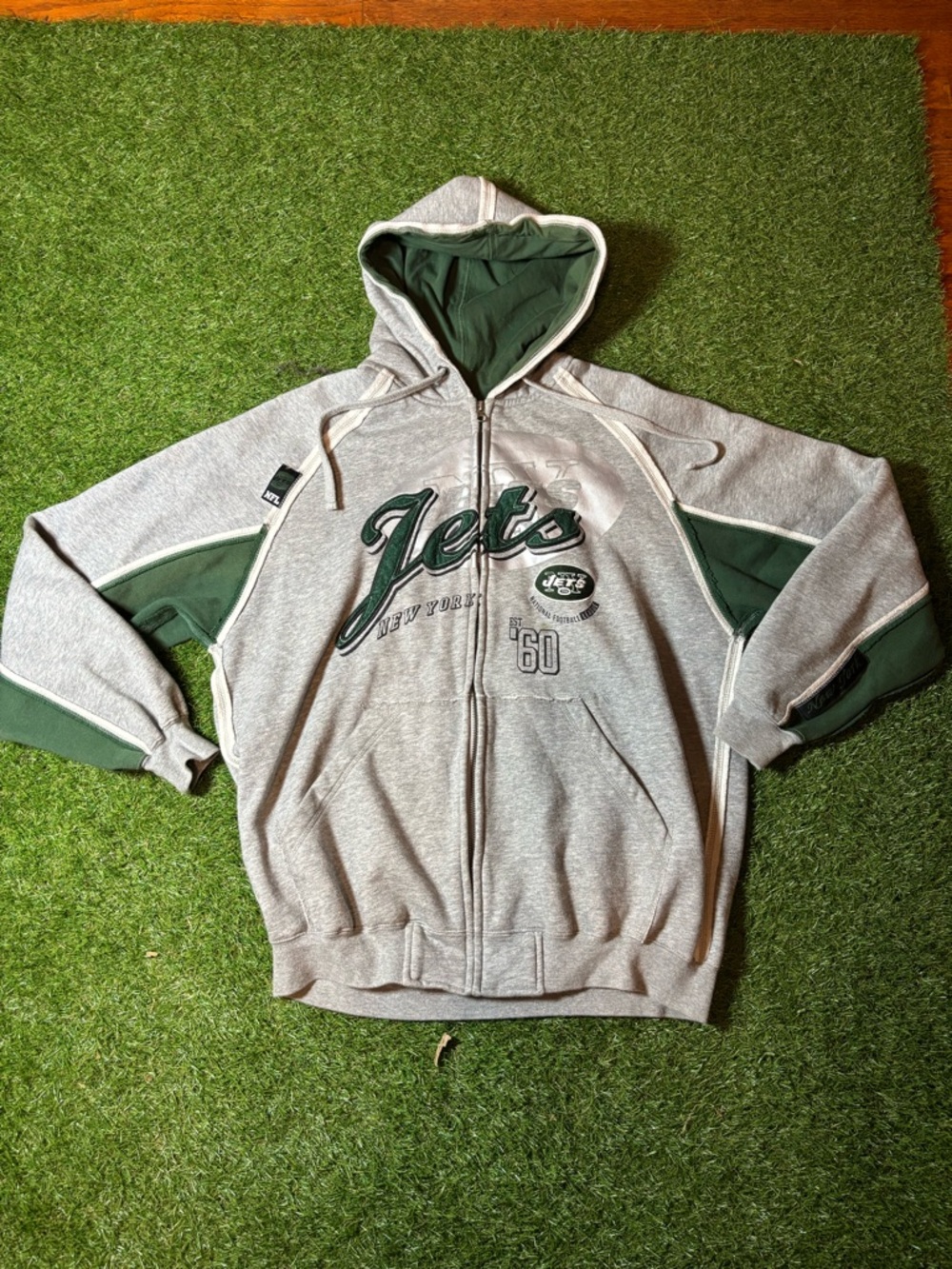 Vintage New York jets Jacket size Large